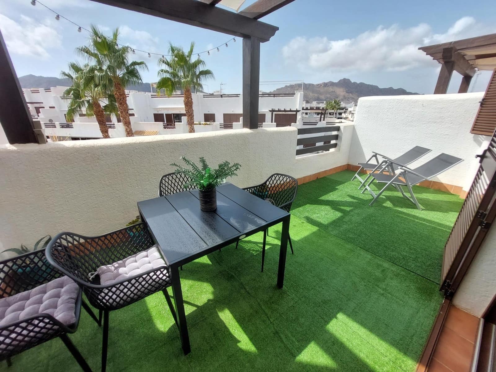 2 soverom Penthouse til salgs i San Juan de los Terreros med svømmebasseng garasje - € 199 000 (Ref: 10062126)