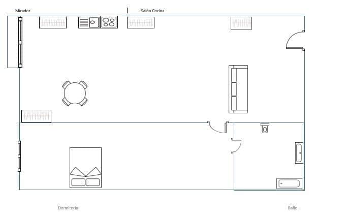 Apartamento de 1 habitación en Aguilas en venta con garaje - 150.000 € (Ref: 7711219)