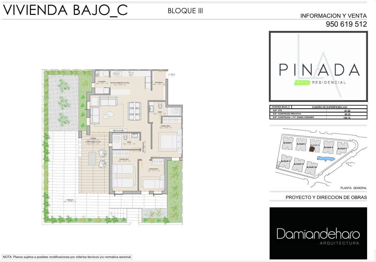 3 soverom Leilighet til salgs i San Juan de los Terreros med svømmebasseng garasje - € 240 000 (Ref: 8068379)