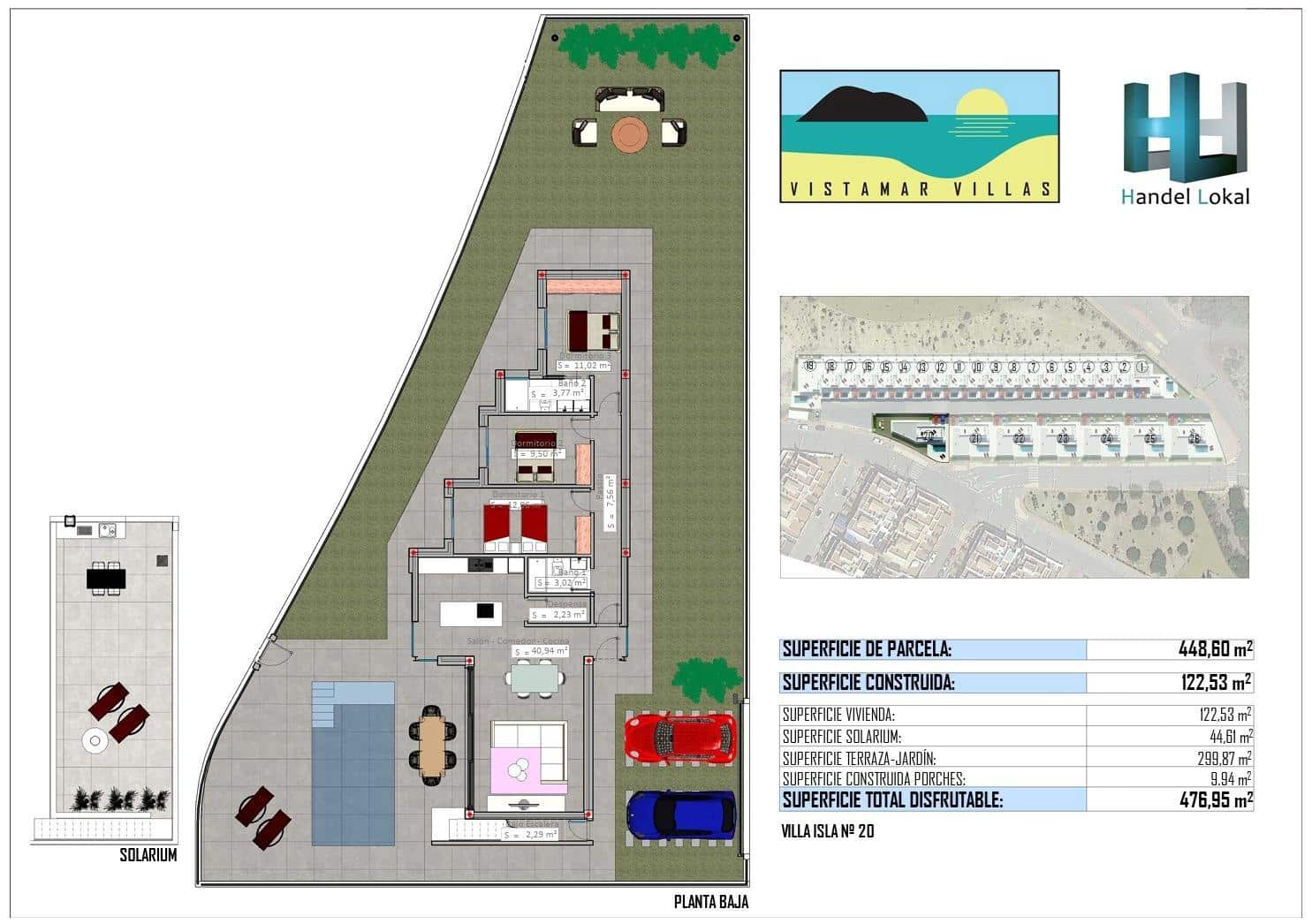 3 soverom Villa til salgs i San Juan de los Terreros med svømmebasseng - € 525 000 (Ref: 8172982)