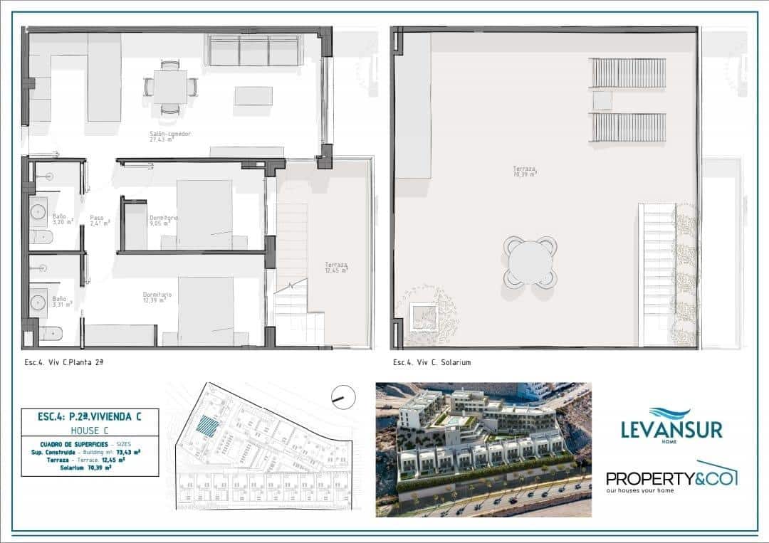 2 chambre Appartement à vendre à Aguilas avec piscine garage - 267 000 € (Ref: 8233428)
