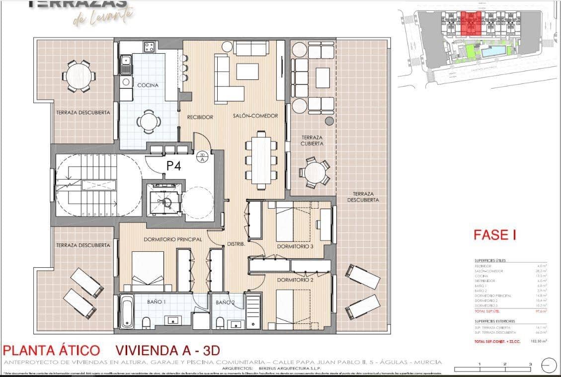 3 soveværelse Lejlighed til salg i Aguilas med swimmingpool garage - € 430.000 (Ref: 8699797)