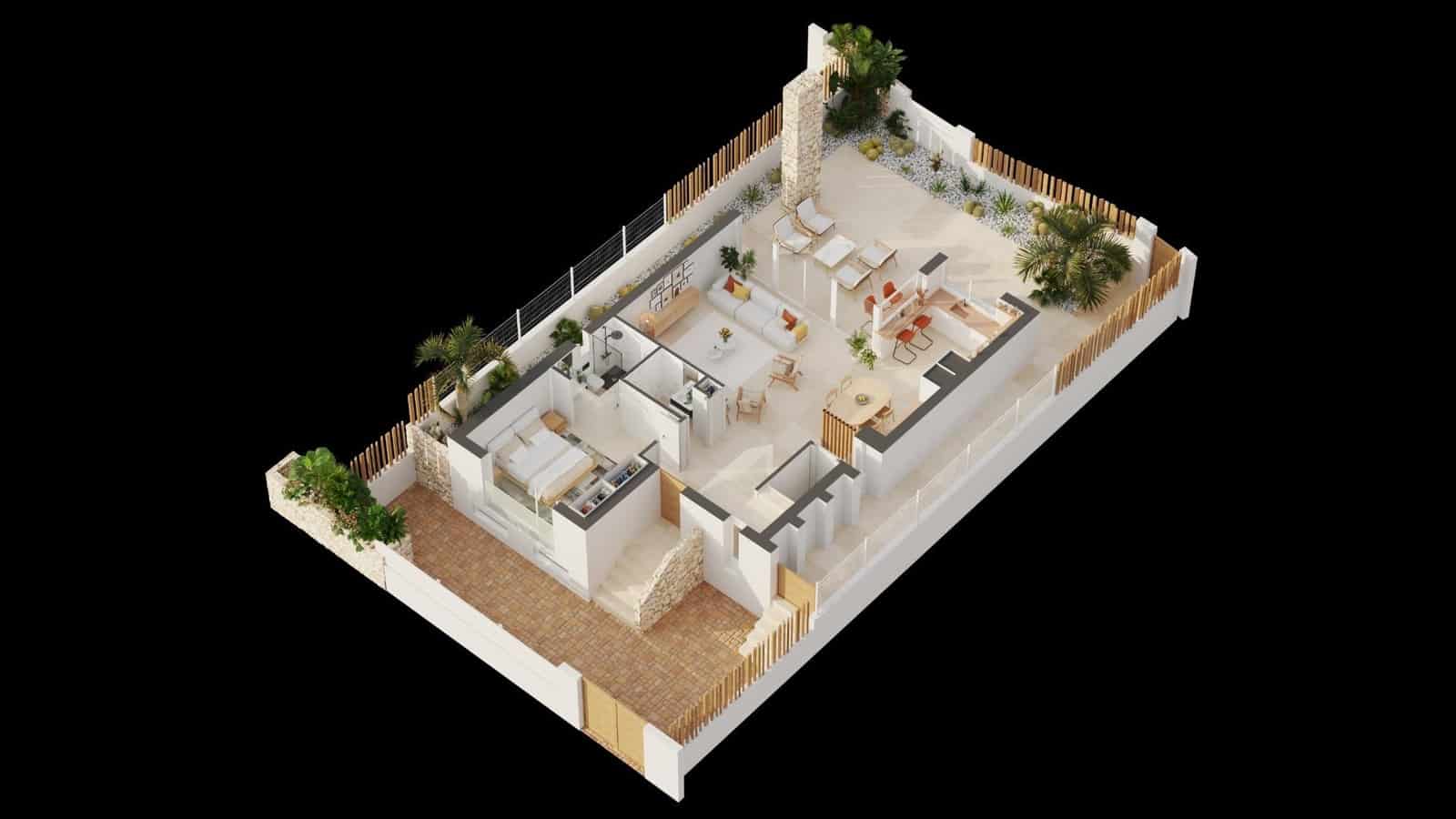 3 sypialnia Willa na sprzedaż w San Juan de los Terreros z basenem garażem - 479 000 € (Ref: 9023623)