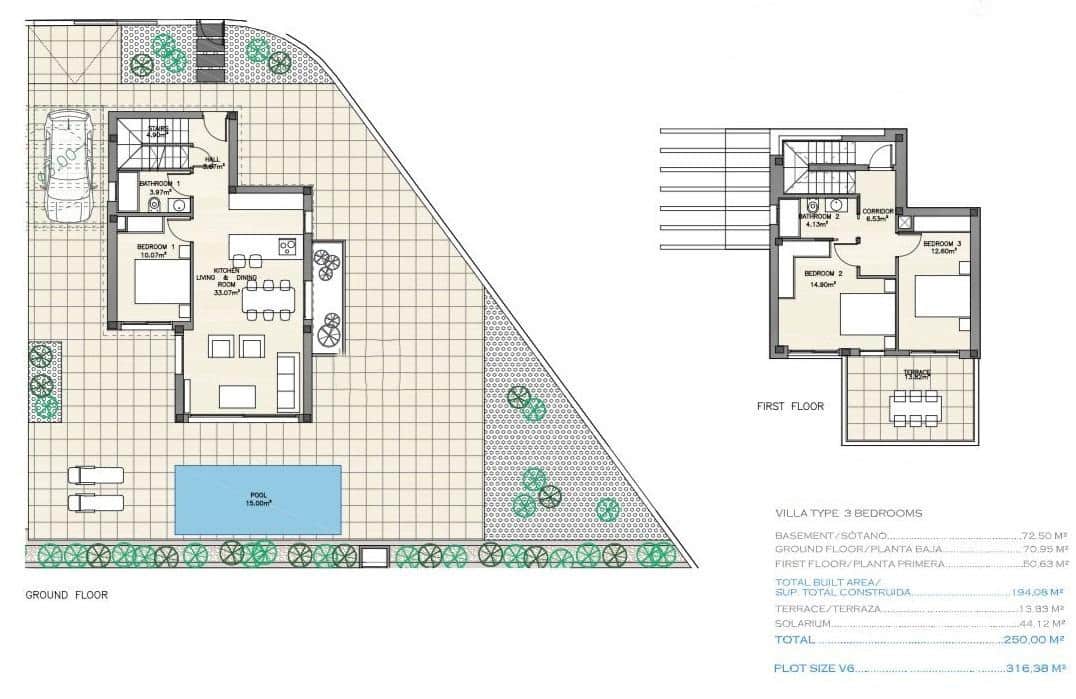 4 sovrum Villa till salu i Aguilas med pool garage - 570 000 € (Ref: 9622713)