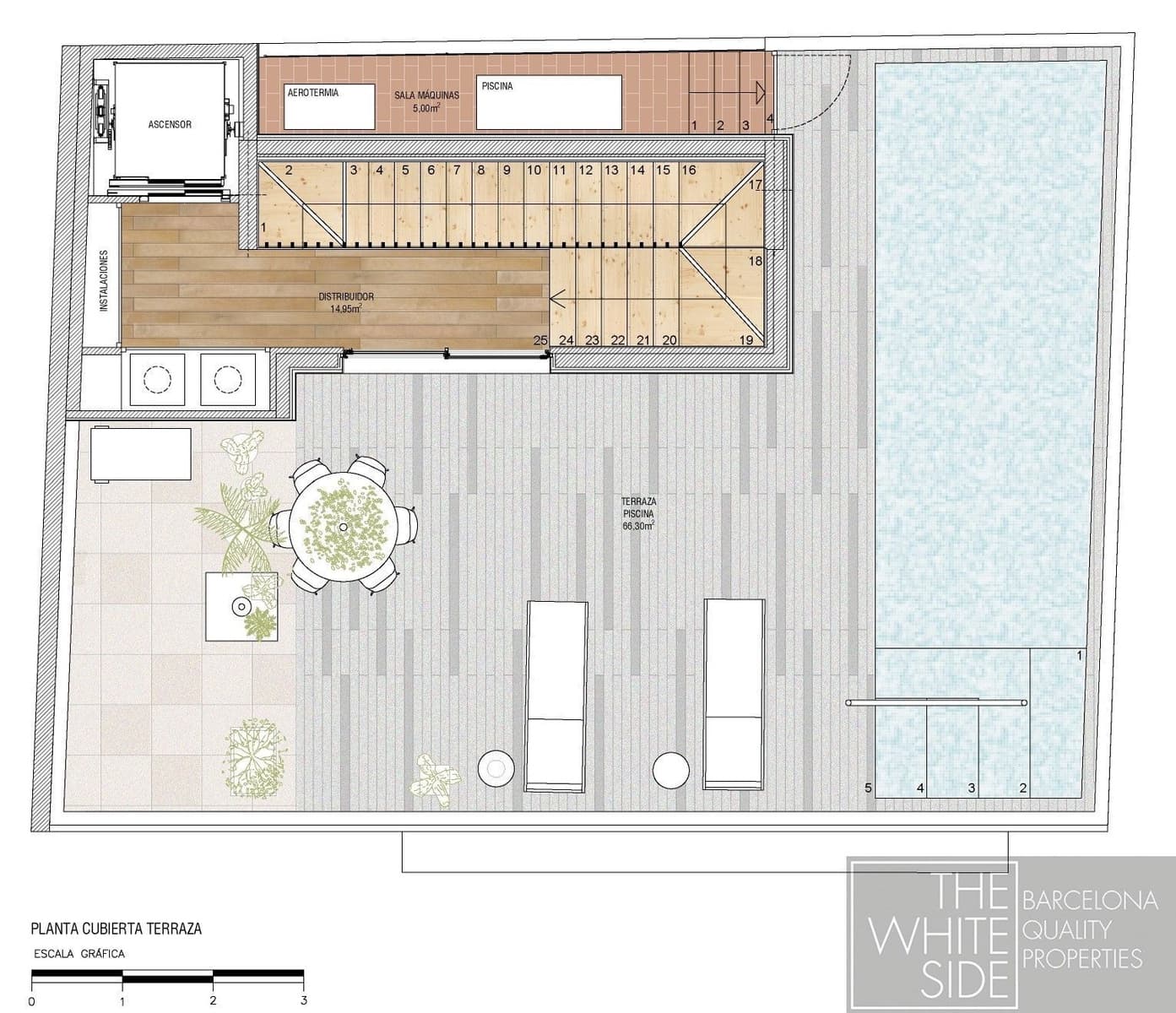 Pareado de 4 habitaciones en Barcelona ciudad en venta con piscina garaje - 2.490.000 € (Ref: 9842632)