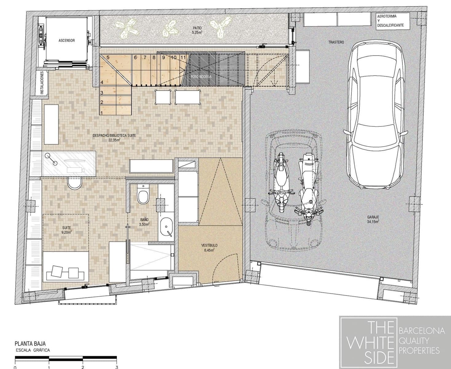 Pareado de 4 habitaciones en Barcelona ciudad en venta con piscina garaje - 2.490.000 € (Ref: 9842632)