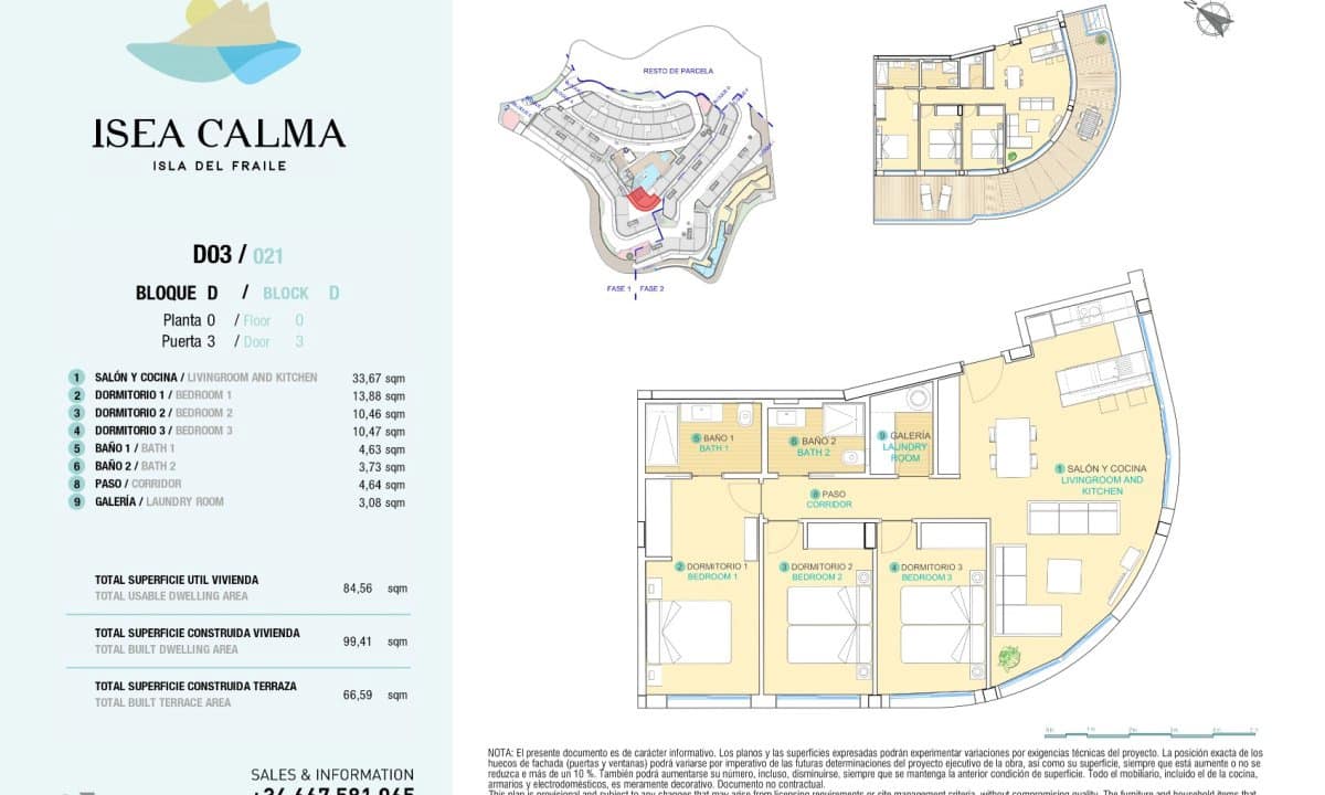 3 bedroom Apartment for sale in Aguilas with pool garage - € 470,000 (Ref: 10179716)