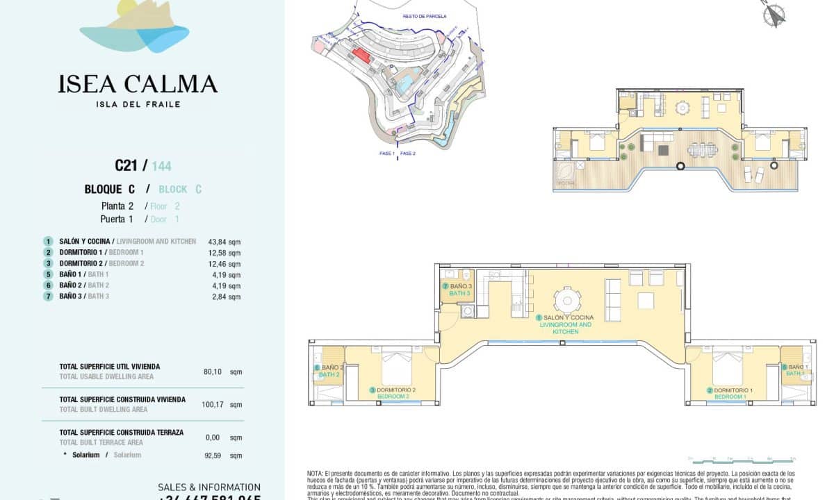 2 soveværelse Penthouse til salg i Aguilas med swimmingpool garage - € 570.000 (Ref: 10184064)