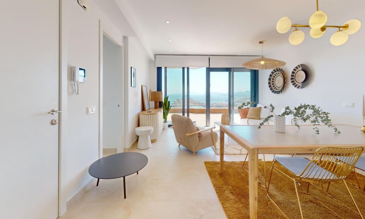 2 soveværelse Strandlejlighed til salg i Aguilas med swimmingpool garage - € 298.000 (Ref: 8677357)