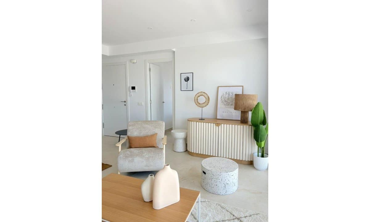 2 soveværelse Strandlejlighed til salg i Aguilas med swimmingpool garage - € 295.000 (Ref: 8677359)