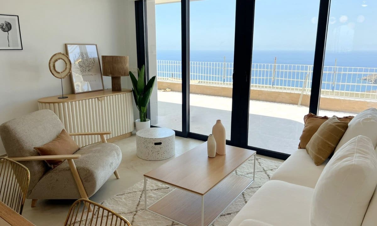 2 soveværelse Strandlejlighed til salg i Aguilas med swimmingpool garage - € 295.000 (Ref: 8677359)