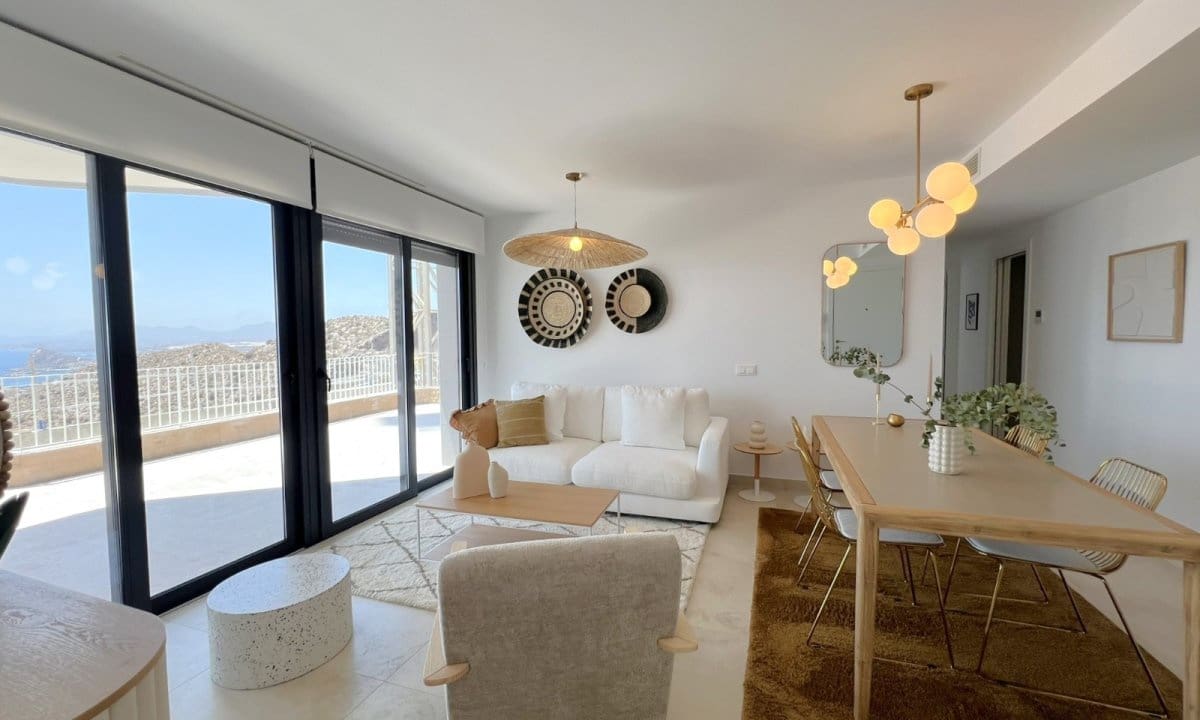 2 soveværelse Strandlejlighed til salg i Aguilas med swimmingpool garage - € 295.000 (Ref: 8677359)