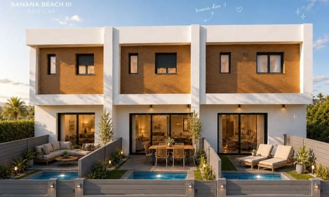 3 soverom Hus til salgs i El Rubial, Aguilas med svømmebasseng garasje - € 345 000 (Ref: 9868037)