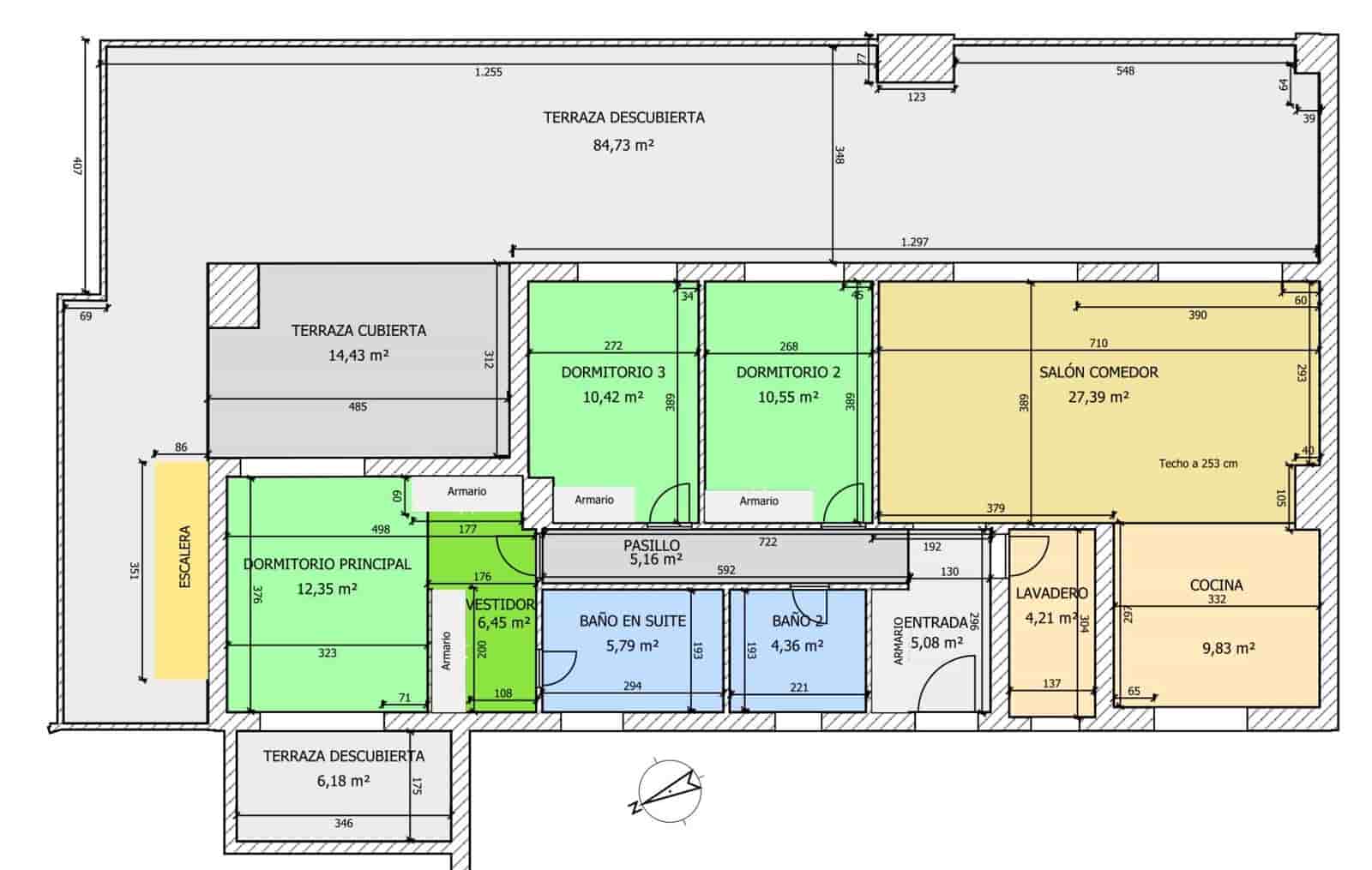 3 sovrum Takvåning till salu i Bahia de Casares med pool garage - 579 872 € (Ref: 9369131)