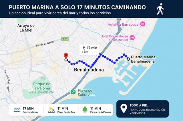 Apartamento de 3 habitaciones en Benalmádena en venta con garaje - 288.459 € (Ref: 9677444)