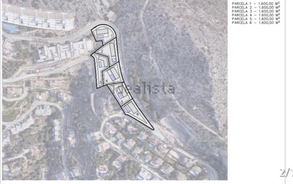 Byggetomt til salgs i Altea - € 3 080 000 (Ref: 7789248)