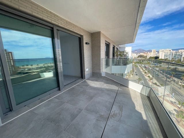 Appartement de 2 chambres à louer à Cabo de las Huertas, Alicante ville avec piscine garage - 2 200 € (Ref: 7910804)
