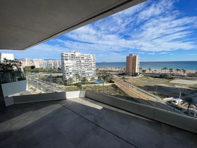 Appartement de 2 chambres à louer à Cabo de las Huertas, Alicante ville avec piscine garage - 2 200 € (Ref: 7910804)
