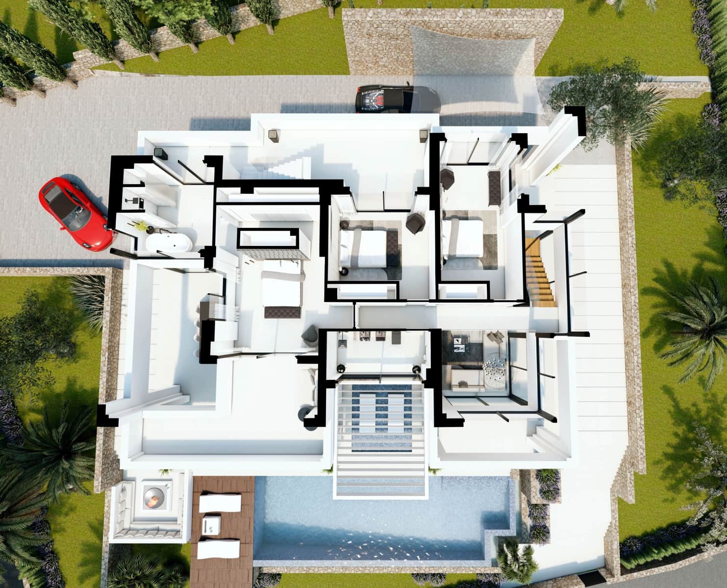 4 Zimmer Villa zu verkaufen in Benissa mit Pool Garage - 2.260.000 € (Ref: 7923979)