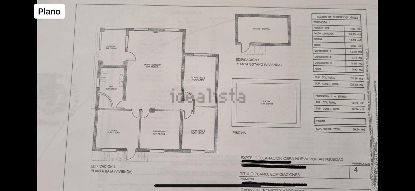 5 chambre Finca/Maison de Campagne à vendre à Alicante ville avec piscine - 659 500 € (Ref: 9525943)