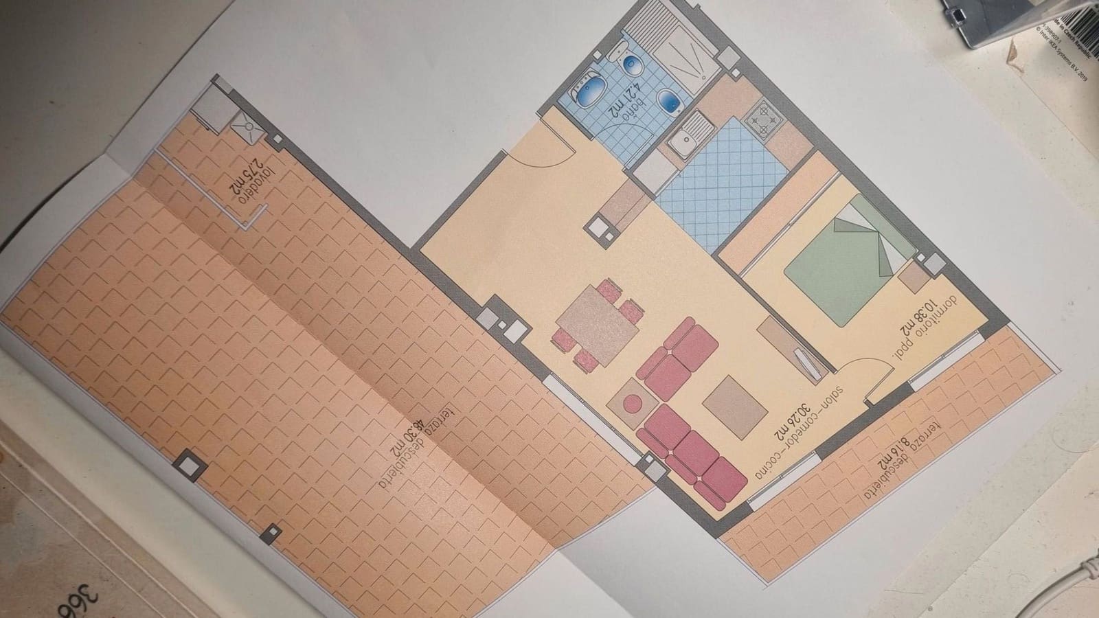 1 makuuhuone Kattohuoneisto vuokrattavana paikassa Alicante kaupunki mukana uima-altaan 
autotalli - 1 350 € (Ref: 9650910)