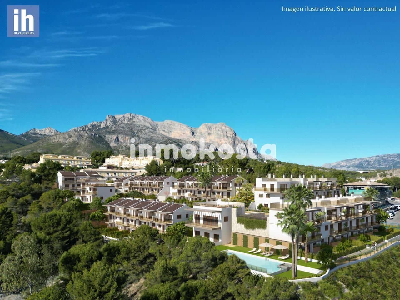 4 Zimmer Villa zu verkaufen in La Nucia mit Pool Garage - 427.000 € (Ref: 8093526)