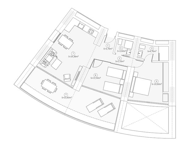 1 soveværelse Lejlighed til salg i Playa Poniente, Benidorm med swimmingpool garage - € 560.000 (Ref: 8119520)