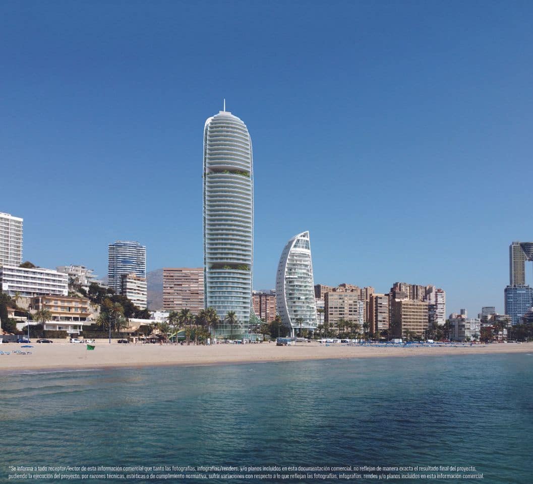 1 makuuhuone Asunto myytävänä paikassa Benidorm mukana uima-altaan 
autotalli - 560 000 € (Ref: 8119520)