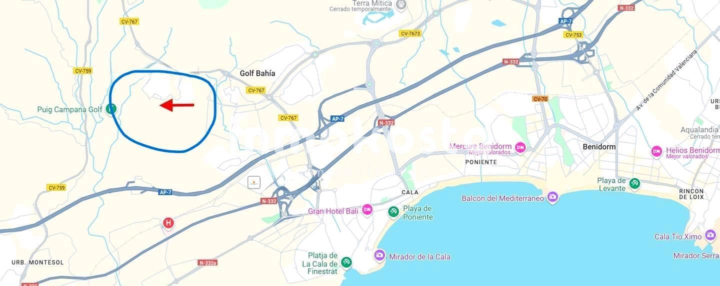 Building Plot for sale in Finestrat - € 1,400,000 (Ref: 9618016)