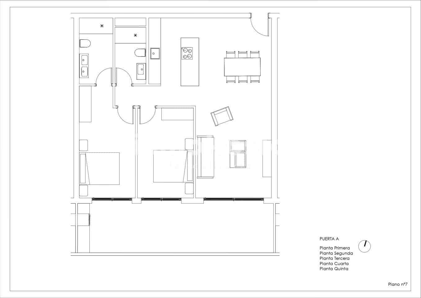 2 sovrum Strandlägenhet till salu i Calpe / Calp med pool garage - 341 095 € (Ref: 9618027)