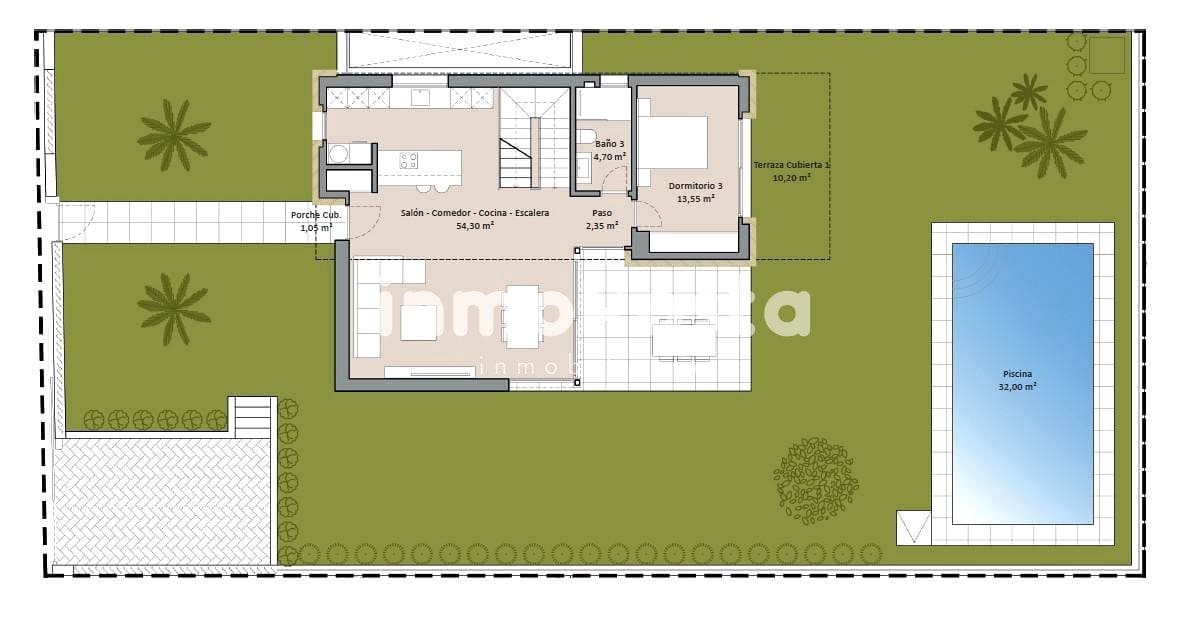 3 soveværelse Villa til salg i Finestrat med swimmingpool - € 1.095.000 (Ref: 9618039)