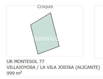 Byggetomt til salgs i El Secanet - Hacienda del Sol, La Villajoyosa / Vila Joiosa - € 360 000 (Ref: 9618046)