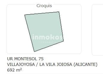 Byggetomt til salgs i La Villajoyosa / Vila Joiosa - € 360 000 (Ref: 9618046)