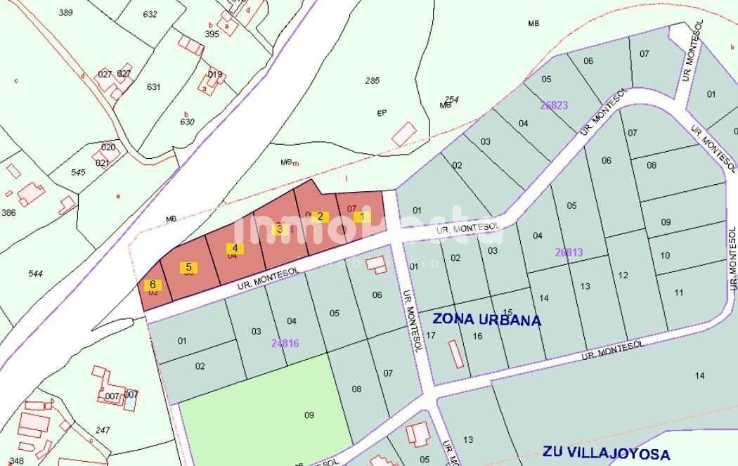 Byggetomt til salgs i La Villajoyosa / Vila Joiosa - € 360 000 (Ref: 9618046)