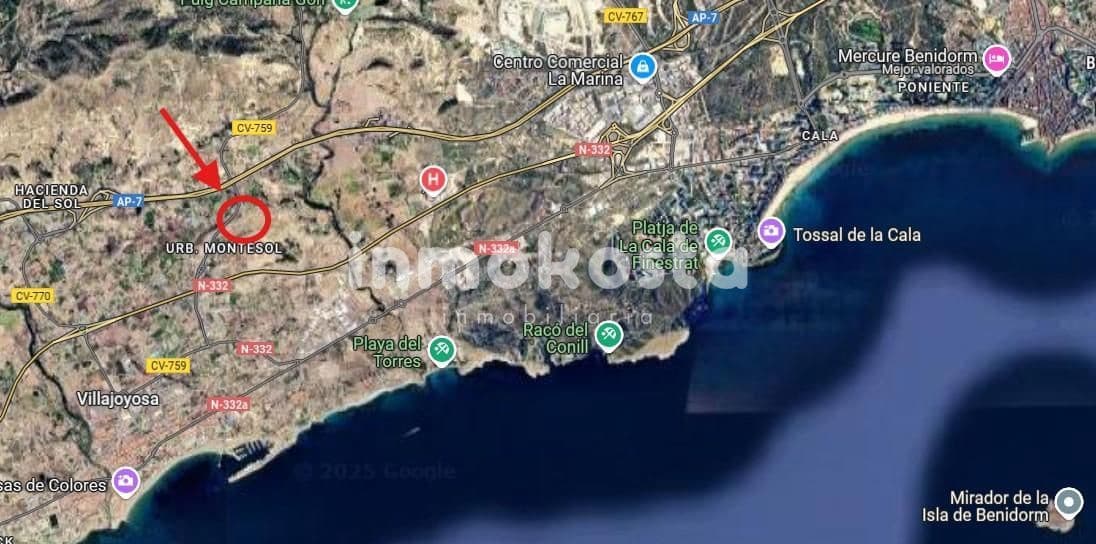 Byggetomt til salgs i La Villajoyosa / Vila Joiosa - € 360 000 (Ref: 9618046)