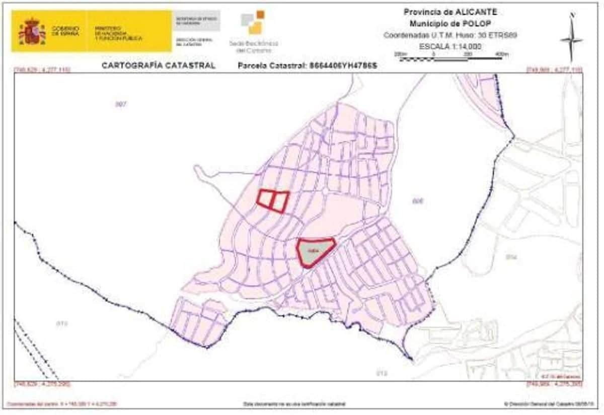 Bouwgrond te koop in Polop - € 1.605.500 (Ref: 9653343)