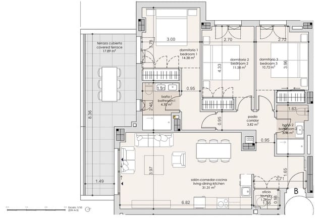3 bedroom Apartment for sale in Algarrobo Costa, Algarrobo with pool garage - € 350,000 (Ref: 10175748)