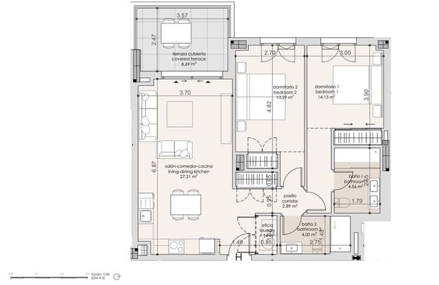 2 slaapkamer Appartement te koop in Algarrobo Costa, Algarrobo met zwembad garage - € 258.000 (Ref: 10175749)