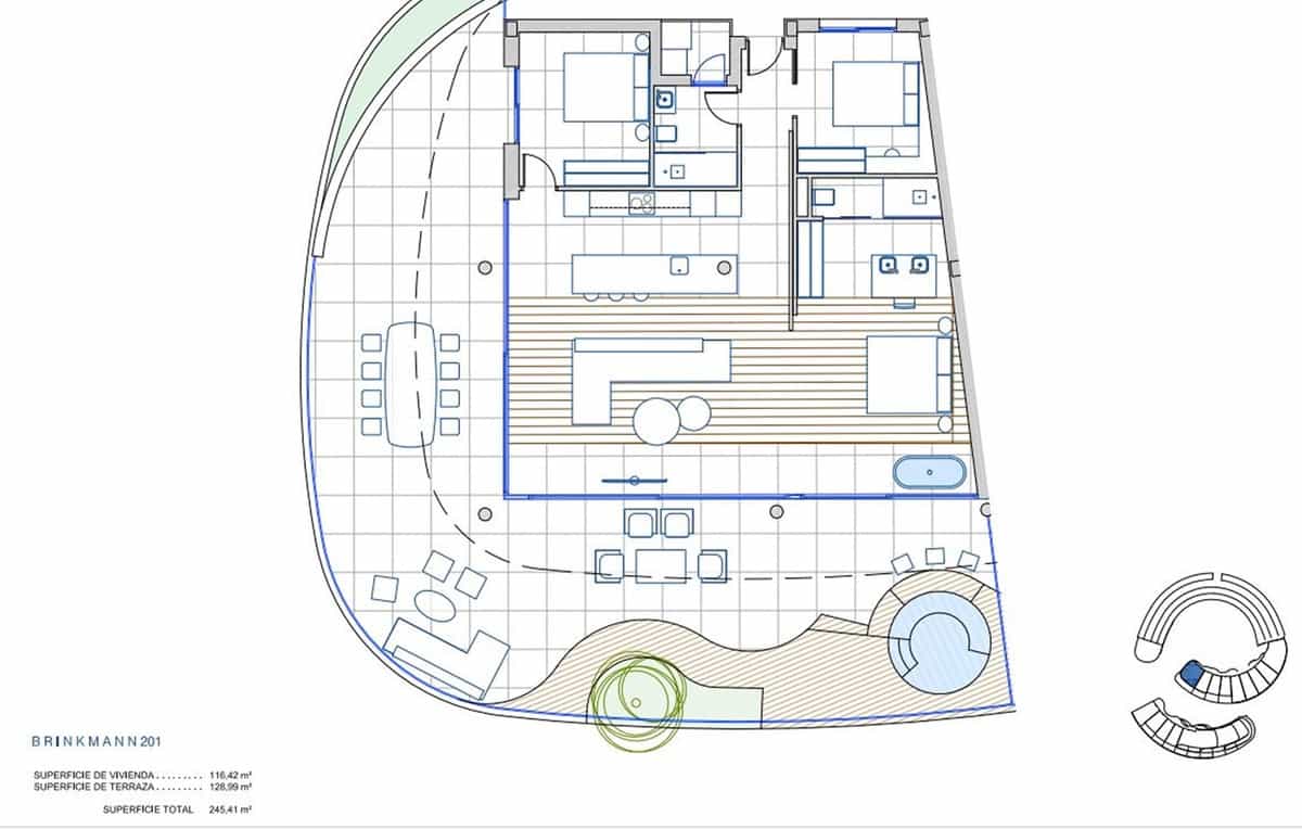 3 sovrum Lägenhet till salu i Fuengirola med pool garage - 1 320 000 € (Ref: 8410152)