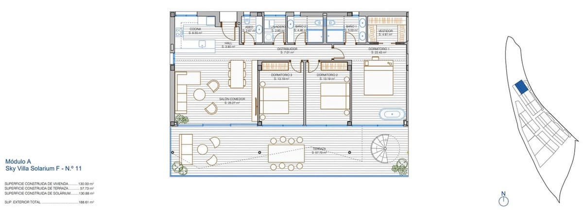 3 sovrum Lägenhet till salu i Mijas med pool garage - 1 299 000 € (Ref: 8410153)