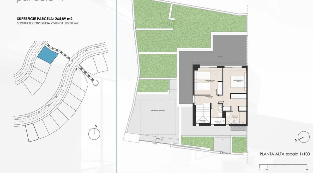 Pareado de 3 habitaciones en Torre del Mar en venta con piscina garaje - 549.900 € (Ref: 8410180)