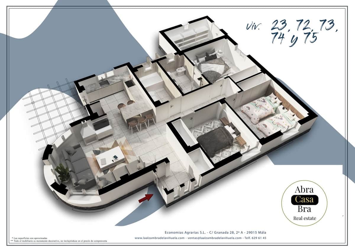 3 soveværelse Villa til salg i Vinuela med garage - € 365.000 (Ref: 8410597)