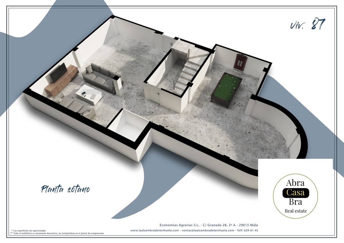 3 soveværelse Villa til salg i Vinuela med garage - € 365.000 (Ref: 8410597)
