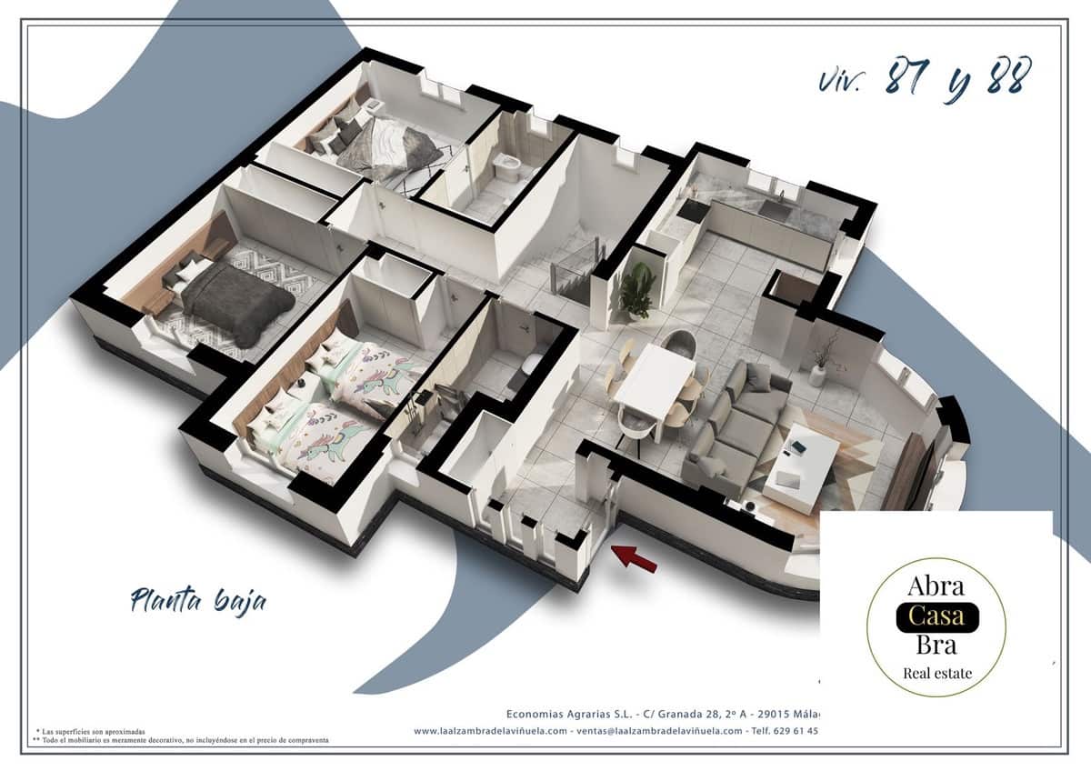 3 soveværelse Villa til salg i Vinuela med garage - € 365.000 (Ref: 8410597)