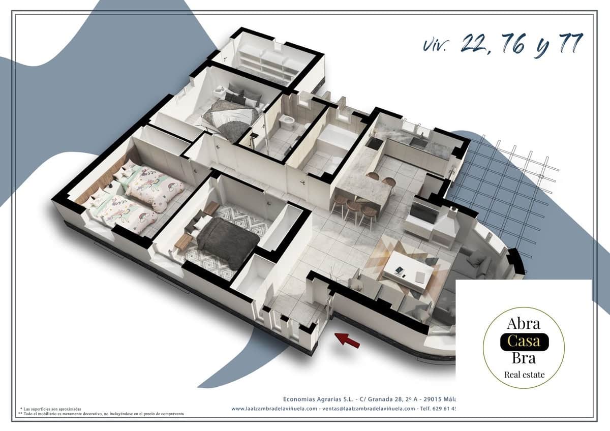 3 soveværelse Villa til salg i Vinuela med garage - € 365.000 (Ref: 8410597)