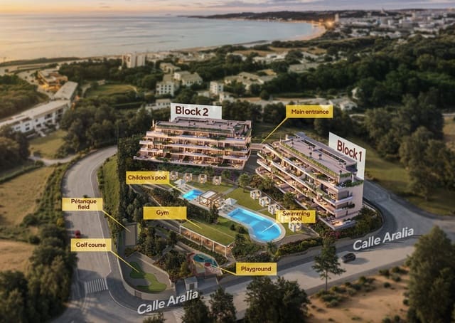 3 soveværelse Lejlighed til salg i Mijas Costa, Mijas med swimmingpool garage - € 580.000 (Ref: 8410619)