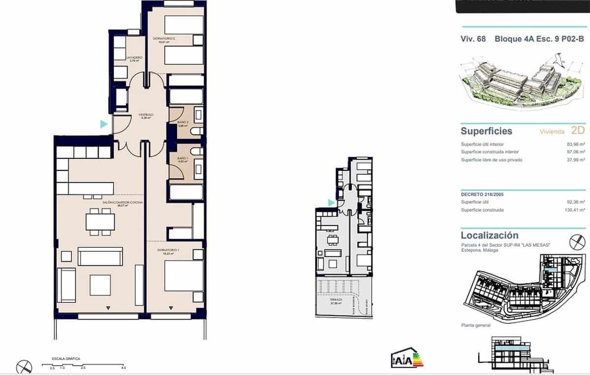 2 soveværelse Lejlighed til salg i Estepona med swimmingpool garage - € 491.000 (Ref: 8410629)