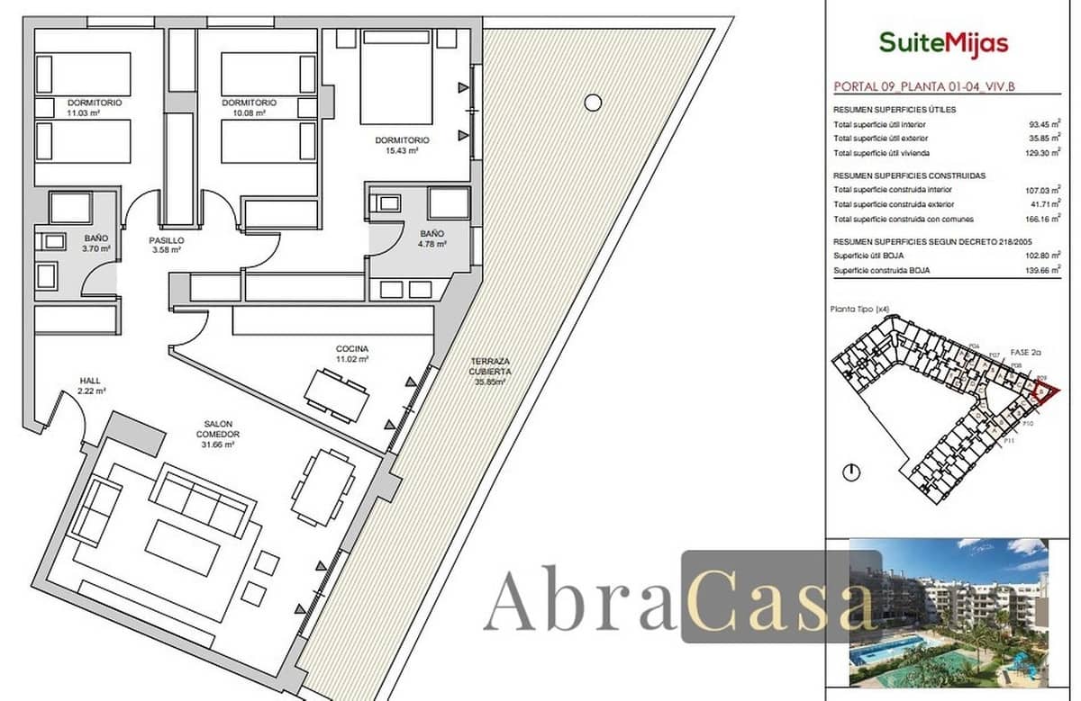 3 makuuhuone Huoneisto myytävänä paikassa Mijas mukana uima-altaan 
autotalli - 365 600 € (Ref: 8410641)