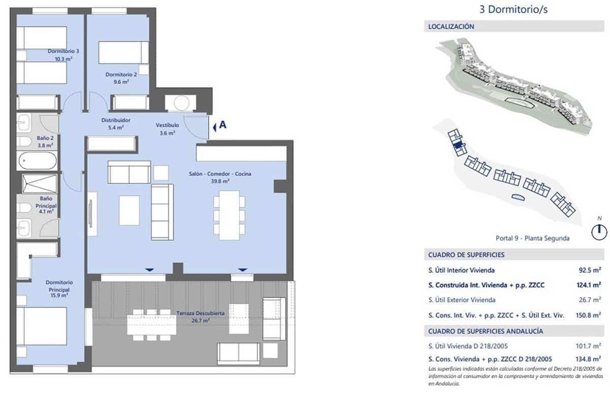 3 bedroom Penthouse for sale in Estepona with pool garage - € 347,000 (Ref: 8410645)