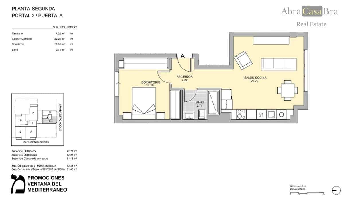 2 bedroom Apartment for sale in Malaga city with pool garage - € 450,000 (Ref: 8410670)